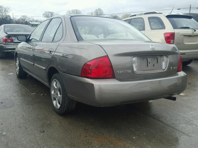 3N1CB51D46L463389 - 2006 NISSAN SENTRA 1.8 BEIGE photo 3