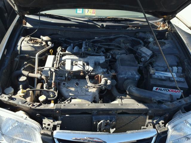 1YVGF22C525268784 - 2002 MAZDA 626 LX BLACK photo 7