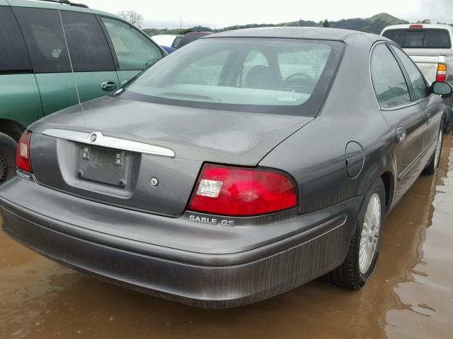 1MEFM50U82G602233 - 2002 MERCURY SABLE GS GRAY photo 4