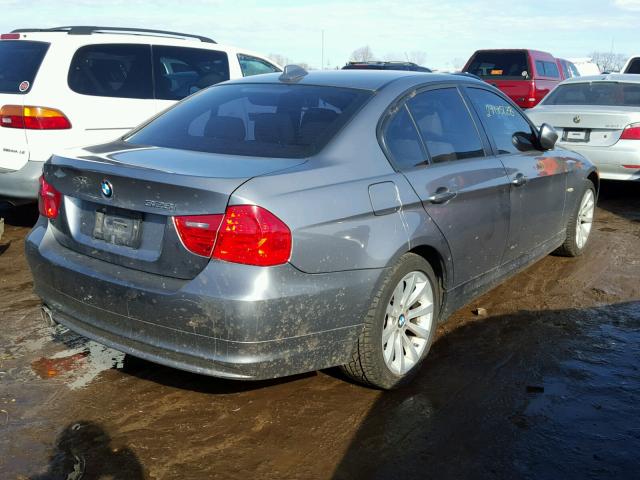 WBAPH7G58BNM59832 - 2011 BMW 328 I GRAY photo 4