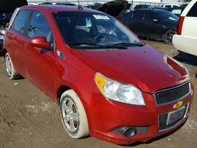 KL1TD6DE7AB055293 - 2010 CHEVROLET AVEO LS RED photo 1