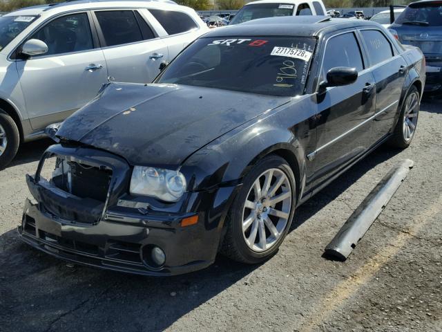 2C3LA73W76H106747 - 2006 CHRYSLER 300C SRT-8 BLACK photo 2