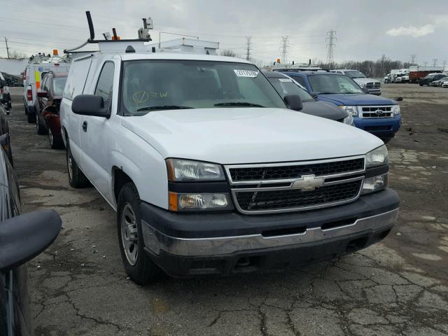 1GCEC14X67Z149092 - 2007 CHEVROLET SILVERADO WHITE photo 1