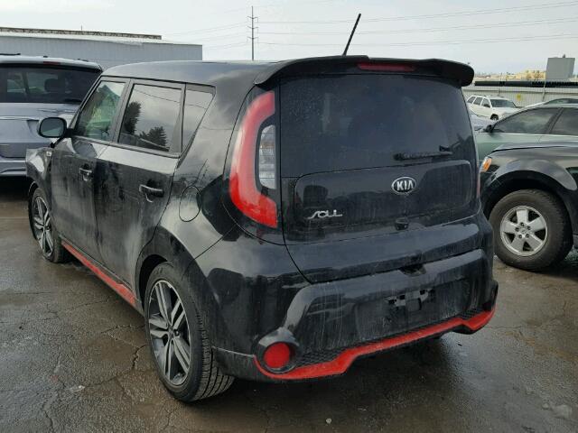 KNDJP3A57F7155799 - 2015 KIA SOUL + BLACK photo 3