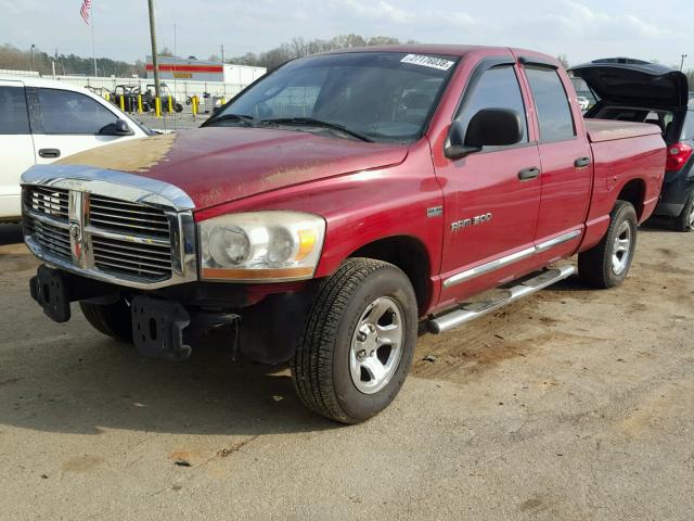 1D7HA18296S693472 - 2006 DODGE RAM 1500 S RED photo 2