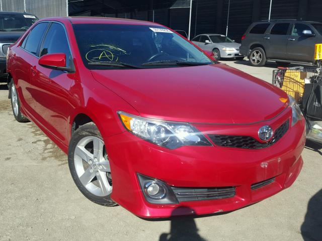 4T1BF1FK8EU755768 - 2014 TOYOTA CAMRY L BURGUNDY photo 1