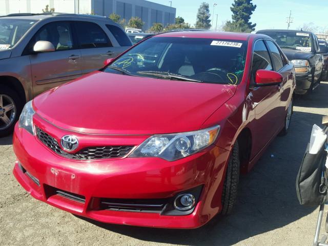 4T1BF1FK8EU755768 - 2014 TOYOTA CAMRY L BURGUNDY photo 2