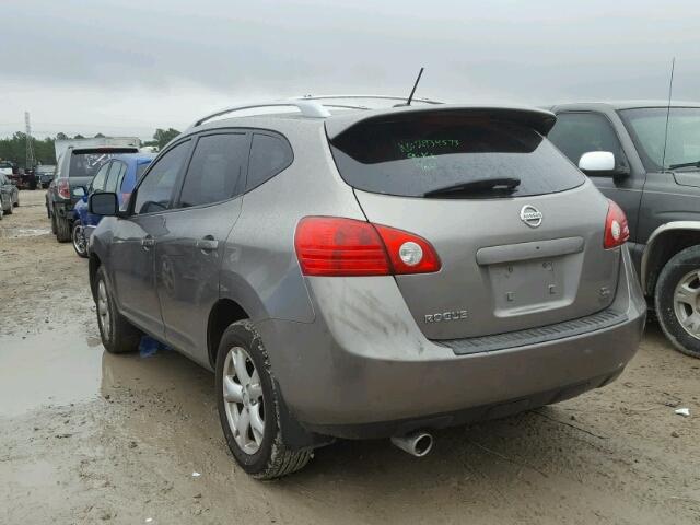 JN8AS58T89W322345 - 2009 NISSAN ROGUE S GRAY photo 3