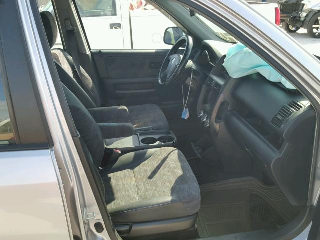 JHLRD78414C048593 - 2004 HONDA CR-V LX SILVER photo 5