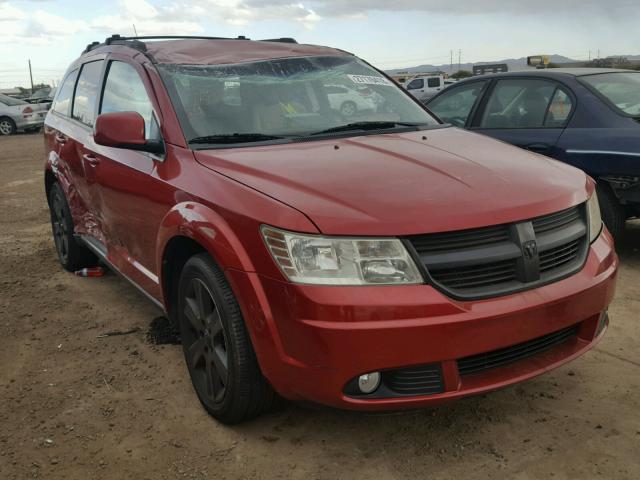 3D4PG5FV3AT182214 - 2010 DODGE JOURNEY SX RED photo 1