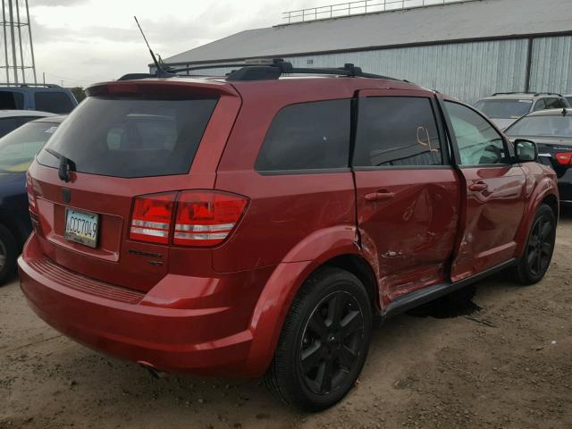 3D4PG5FV3AT182214 - 2010 DODGE JOURNEY SX RED photo 4