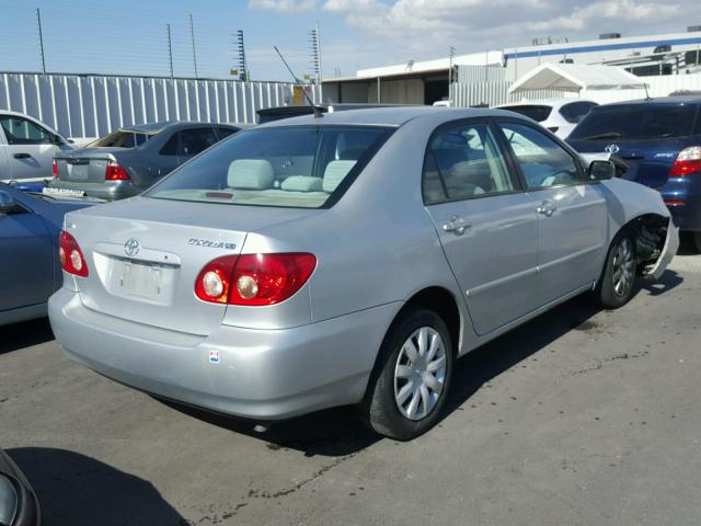 1NXBR32E38Z000504 - 2008 TOYOTA COROLLA CE GRAY photo 4