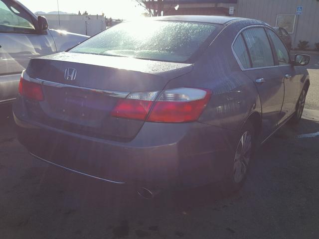 1HGCR2F39FA160897 - 2015 HONDA ACCORD LX GRAY photo 4