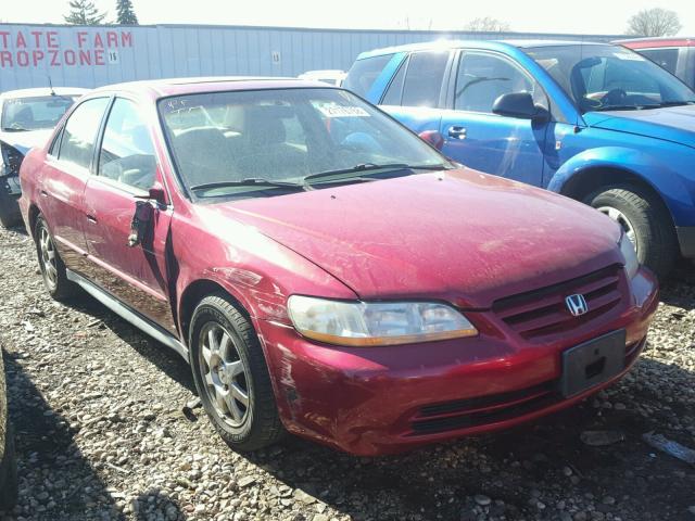 1HGCG56702A103265 - 2002 HONDA ACCORD SE RED photo 1