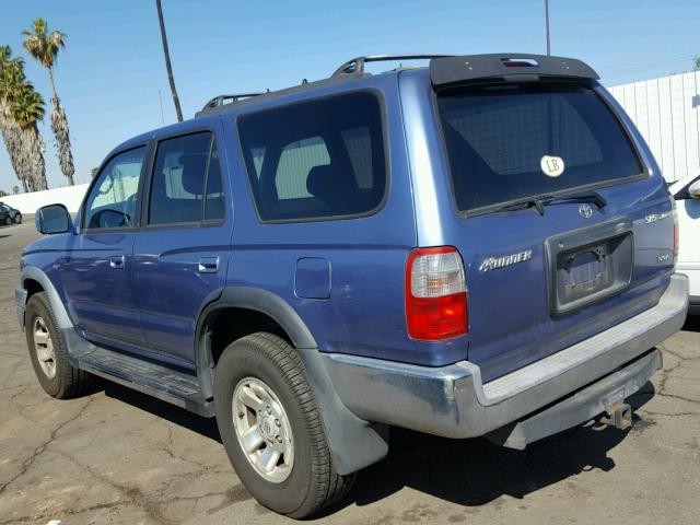 JT3HN86R2Y0318825 - 2000 TOYOTA 4RUNNER SR BLUE photo 3