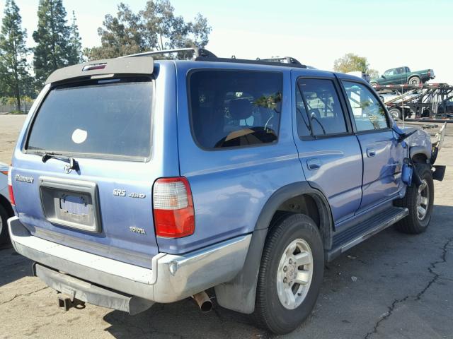 JT3HN86R2Y0318825 - 2000 TOYOTA 4RUNNER SR BLUE photo 4