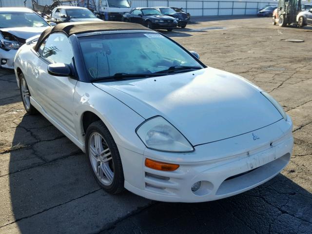 4A3AE55H74E065287 - 2004 MITSUBISHI ECLIPSE SP WHITE photo 1