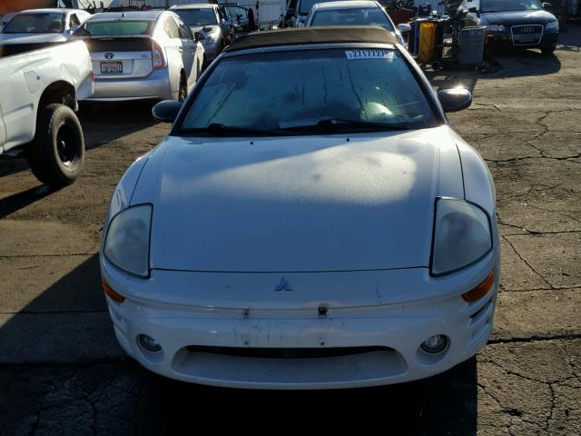 4A3AE55H74E065287 - 2004 MITSUBISHI ECLIPSE SP WHITE photo 10