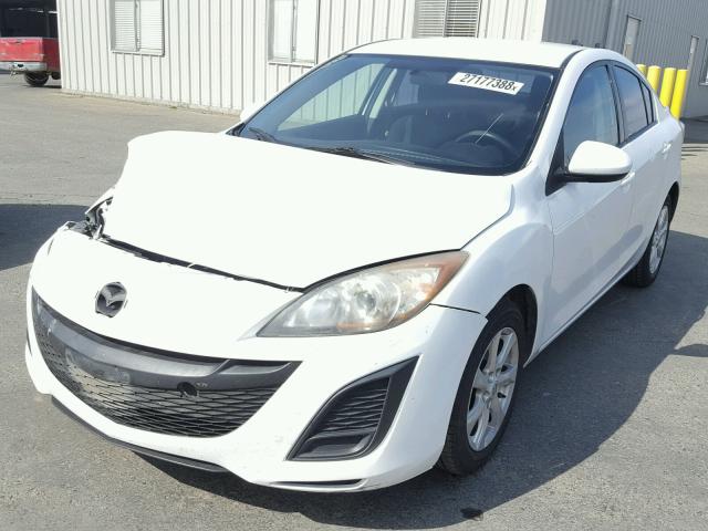 JM1BL1SG5A1245078 - 2010 MAZDA 3 I WHITE photo 2