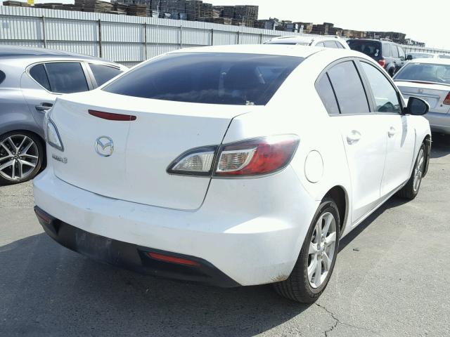 JM1BL1SG5A1245078 - 2010 MAZDA 3 I WHITE photo 4