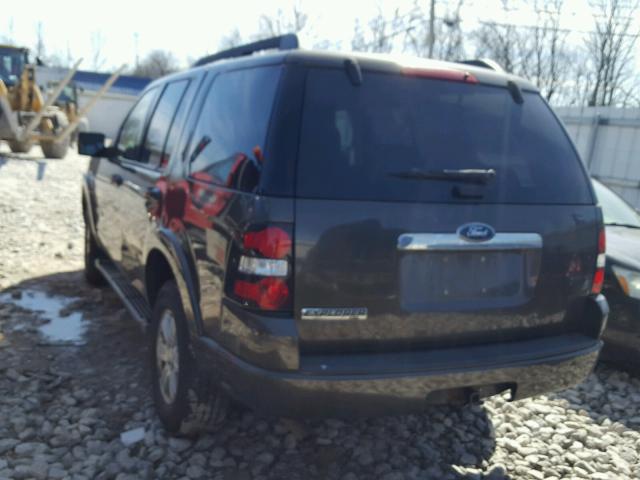 1FMEU63E08UA13559 - 2008 FORD EXPLORER X BROWN photo 3