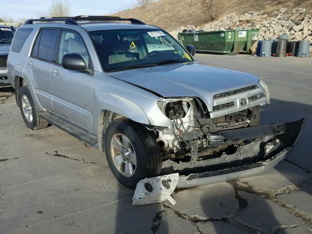 JTEZT14R848003325 - 2004 TOYOTA 4RUNNER SR SILVER photo 1