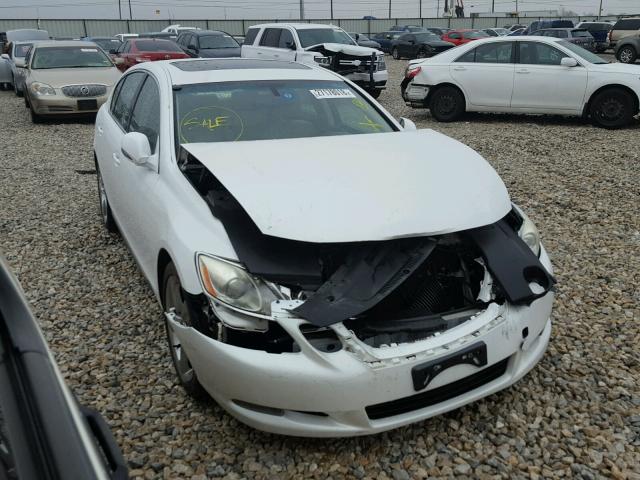 JTHBE96S380029784 - 2008 LEXUS GS 350 WHITE photo 1