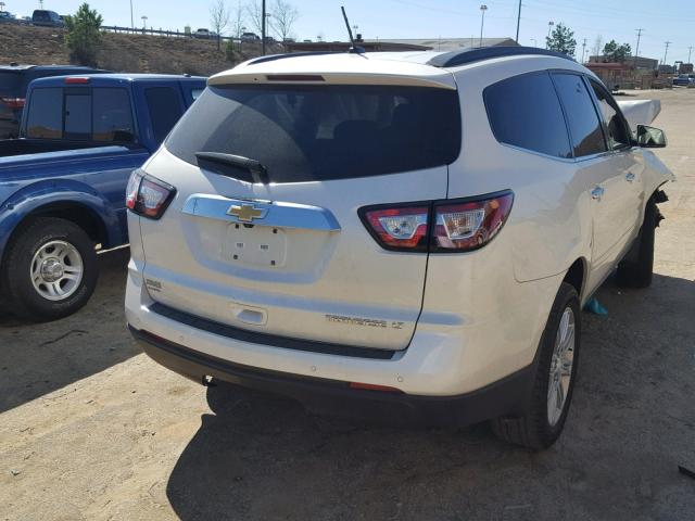 1GNKRGKDXFJ326020 - 2015 CHEVROLET TRAVERSE L WHITE photo 4