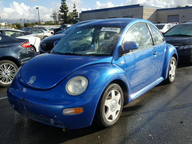 3VWCC21CXXM431653 - 1999 VOLKSWAGEN NEW BEETLE BLUE photo 2