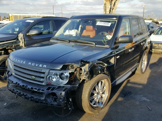 SALSK25449A210739 - 2009 LAND ROVER RANGE ROVE BLACK photo 2