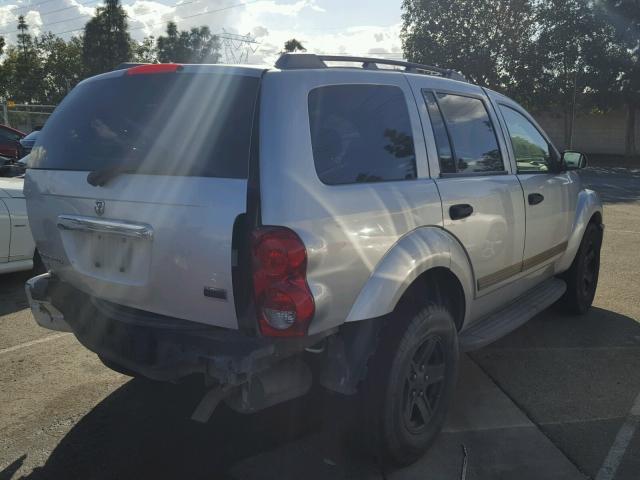 1D4HD48D75F515011 - 2005 DODGE DURANGO SL SILVER photo 4