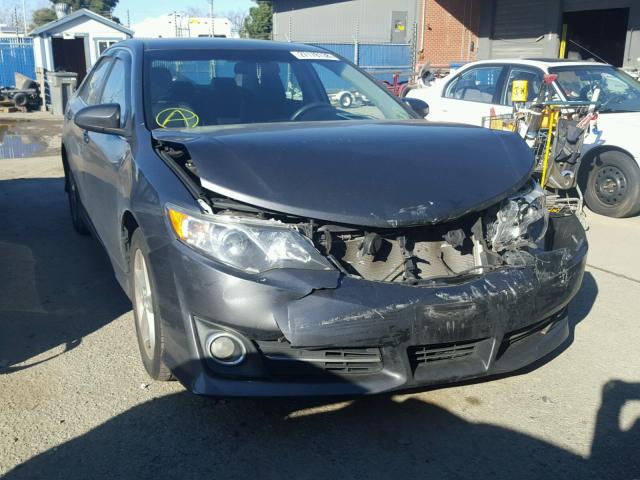 4T1BF1FK8DU648301 - 2013 TOYOTA CAMRY L GRAY photo 1