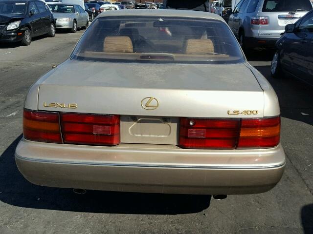 JT8UF11E4R0213111 - 1994 LEXUS LS 400 GOLD photo 9