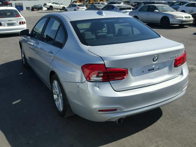 WBA8E1G3XHNU16756 - 2017 BMW 320 I SILVER photo 3
