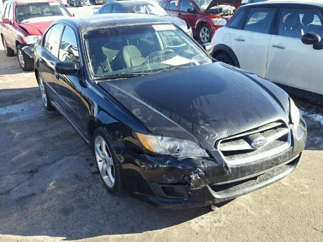 4S3BL616287219423 - 2008 SUBARU LEGACY 2.5 BLACK photo 1