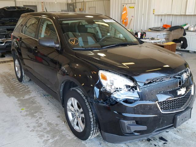 2CNALBEC2B6225732 - 2011 CHEVROLET EQUINOX LS BLACK photo 1