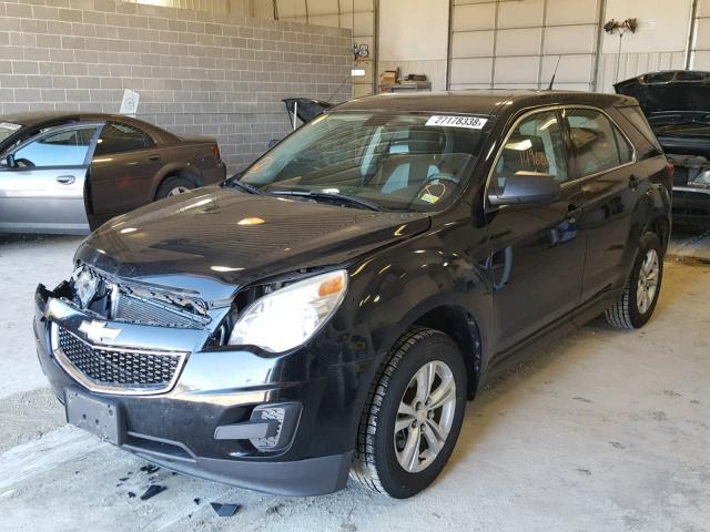 2CNALBEC2B6225732 - 2011 CHEVROLET EQUINOX LS BLACK photo 2