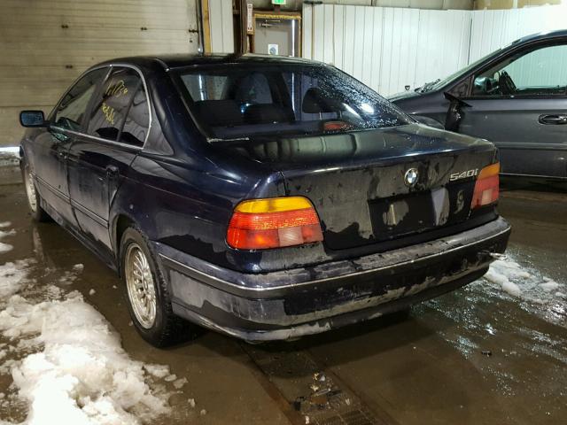 WBADN6342YGM69885 - 2000 BMW 540 I AUTO BLUE photo 3