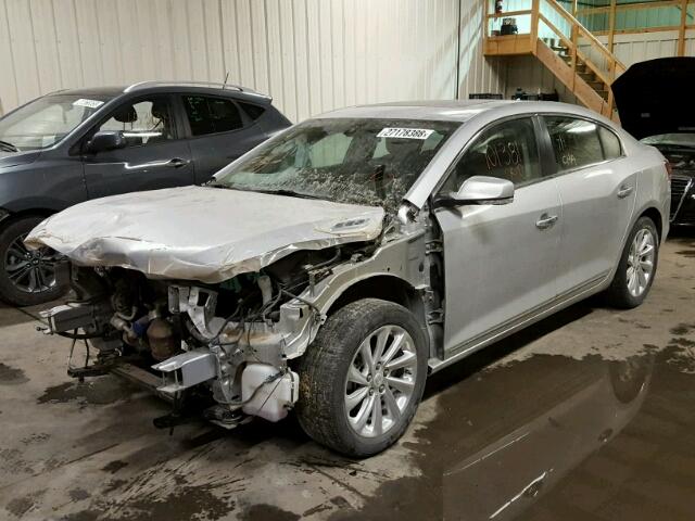 1G4GB5G30EF252871 - 2014 BUICK LACROSSE SILVER photo 2