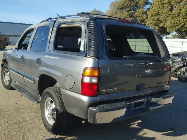 1GNEC13TX1R141493 - 2001 CHEVROLET TAHOE C150 GRAY photo 3