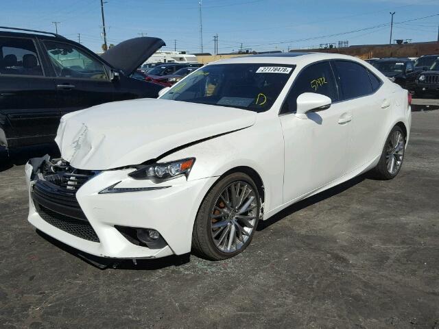 JTHBF1D2XF5055381 - 2015 LEXUS IS 250 WHITE photo 2