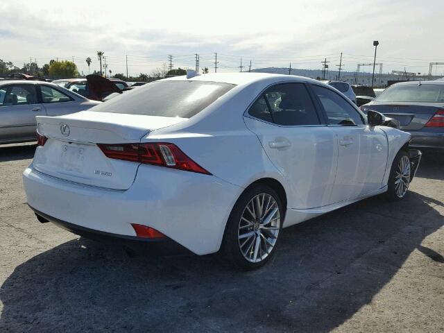 JTHBF1D2XF5055381 - 2015 LEXUS IS 250 WHITE photo 4