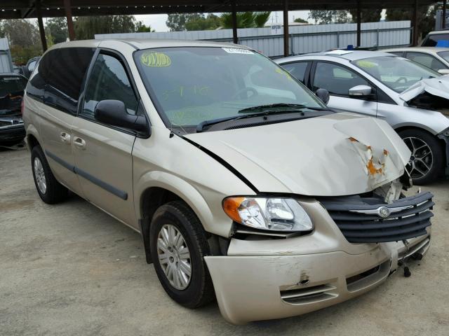 1A4GP45R16B642937 - 2006 CHRYSLER TOWN & COU GOLD photo 1