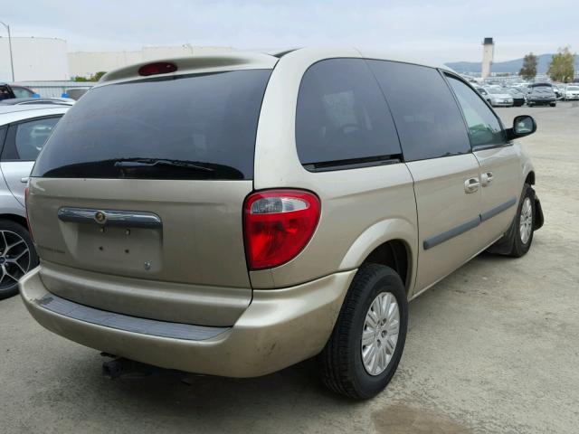 1A4GP45R16B642937 - 2006 CHRYSLER TOWN & COU GOLD photo 4