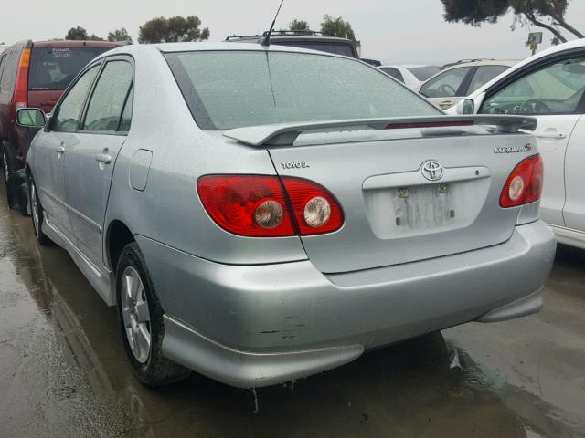 1NXBR32E58Z968250 - 2008 TOYOTA COROLLA CE GRAY photo 3