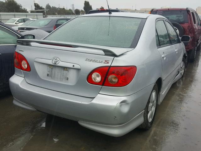 1NXBR32E58Z968250 - 2008 TOYOTA COROLLA CE GRAY photo 4