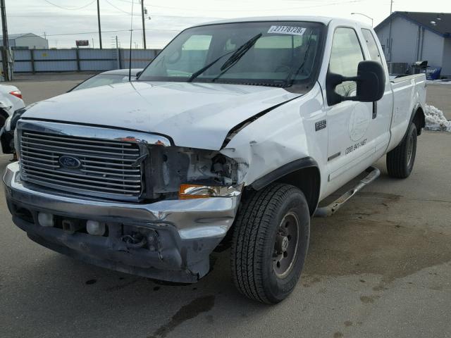 1FTSX31F71EA92169 - 2001 FORD F350 SRW S WHITE photo 2