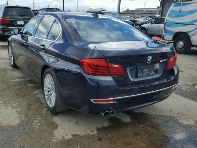 WBA5A5C51FD517099 - 2015 BMW 528 I BLUE photo 3