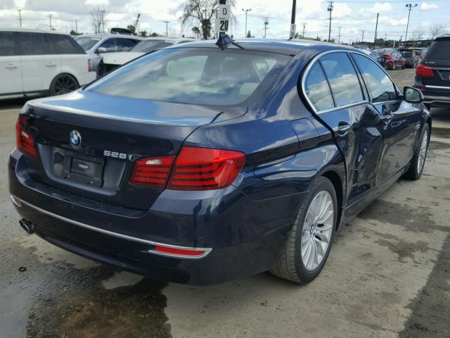 WBA5A5C51FD517099 - 2015 BMW 528 I BLUE photo 4