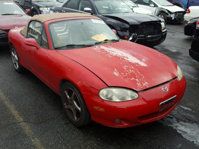 JM1NB353610204548 - 2001 MAZDA MX-5 MIATA RED photo 1